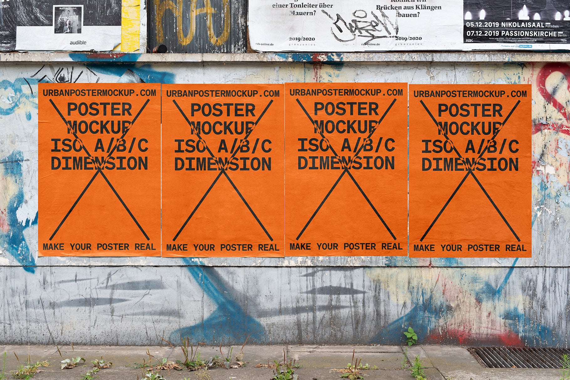 Urban Poster Mockup Vol2
