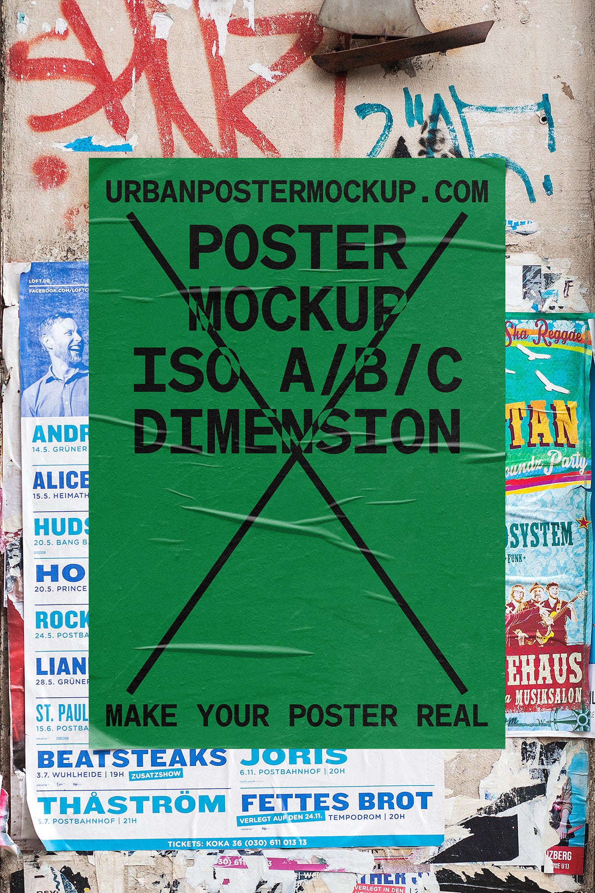 Urban Poster Mockup Vol1
